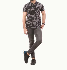 Camiseta de Verano Informal de Manga Corta para Hombre, de Algodón/Poliéster, Transpirable, con Logotipo Personalizado Estampado, Tejida, para Calle, OEM/ODM - Product Image 1