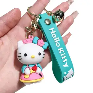 New Arrival Kawaii phim hoạt hình phim hoạt hình của tôi giai điệu Keychain dễ thương Mặt dây chuyền cho xe nhà túi phím phụ kiện