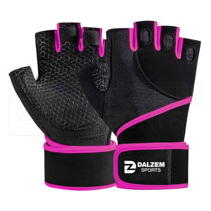 Haltérophilie forte adhérence entraînement gants de gymnastique levage sport croix entraînement gants avec support de poignet à vendre - Product Image 1