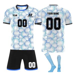 ชุดฟุตบอลคอลเลคชั่นล่าสุด ระบายอากาศได้ดี พิมพ์ลาย แขนสั้น น้ำหนักเบา เหมาะสำหรับใช้งานกลางแจ้ง - Product Image 2