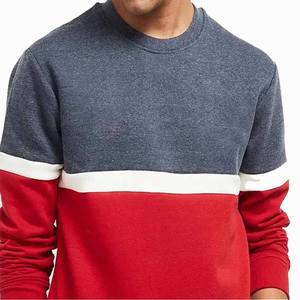 Sweat-shirt à col rond en coton 100% pour homme, vente directe d'usine, pull oversize, molleton uni, unisexe - Product Image 6