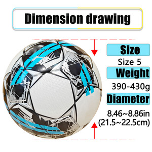 High Quality Customized Logo <b>Football</b> <b>Machine</b> Stitched Tpu Anyball Brand Deflated Size 5 Soccer Balls Training Oem Supported - Product Image 6