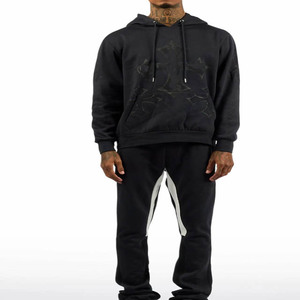 Ensemble de survêtement de jogging slim pour homme, tenue de sport confortable pour la course à pied, la salle de sport, l'entraînement, le style de vie actif - Product Image 3