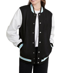 Blouson universitaire pour femme de haute qualité, respirant et très demandé, en laine, tendance, avec service OEM, un best-seller - Product Image 1