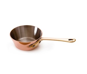 กระทะทองแดงเคลือบกันติด ดีไซน์นอร์ดิกสวยงาม ขนาดเล็ก พร้อมด้ามจับสแตนเลส เหมาะสำหรับร้านอาหาร ชุดกระทะสำหรับครัว - Product Image 1