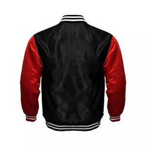 Chaqueta Bomber Universitaria Estilo Letterman para Hombre, Chaqueta Retro de Béisbol RATA-International, Impermeable, Cortavientos, Gruesa, Rellena de Algodón - Product Image 2