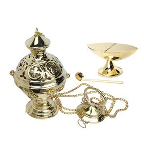 Brûleur d'encens le plus vendu avec l'utilisation décorative de brûleur d'encens en métal de finition antique pour la décoration à la maison - Product Image 4