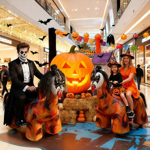 <span class=keywords><strong>Tren</strong></span> Animatrónico Eléctrico <span class=keywords><strong>Fantasma</strong></span> para Grandes Centros Comerciales, Parque de Motivos de Dinosaurios Interior - Product Image 6