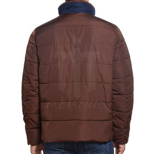 Chaqueta de Invierno para Hombre, de Alta Calidad, Ecológica, Transpirable, de Secado Rápido, con Cuello Alto, Cierre de Cremallera, Diseño Personalizado en la Parte Delantera - Product Image 2