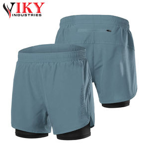 Short de course 2 en 1 pour homme, vêtements actifs, Gym, entraînement, exercice, Jogging, style de rue, taille Plus, par VIKY INDUSTRIES - Product Image 3