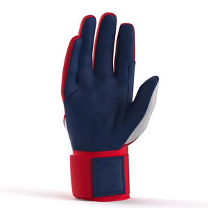 Nuevo estilo, guantes de bateo de béisbol personalizados para hombres ligeros profesionales, protección de manos de cuero, agarre antideslizante - Product Image 5