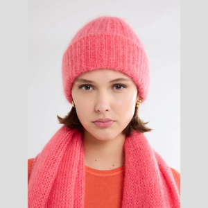 หมวกบีนนี่สำหรับผู้หญิงหมวกบีนนี่ถักลายอะคริลิคผ้าแจ็คการ์ดสำหรับฤดูหนาวสินค้ามาใหม่ออกแบบได้ตามต้องการ - Product Image 3