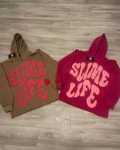 Jersey de algodón 100% de gran tamaño del fabricante, Sudadera con capucha en blanco de peso pesado, logotipo personalizado, bordado en 3D, Invierno - Product Image 4