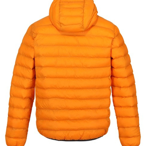 Chaqueta acolchada informal con logotipo personalizado para hombre, prendas de vestir gruesas y cálidas para exteriores con cuello levantado y cremallera para otoño, servicio OEM disponible - Product Image 5