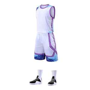 Maillot de basket-ball OEM de haute qualité pour hommes, uniforme de sports d'hiver avec caractéristique respirante et logo imprimé personnalisé, vente en gros - Product Image 4