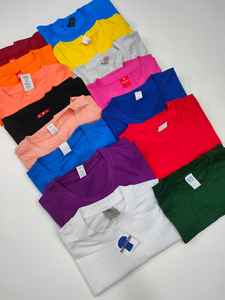 T-shirts confortables en coton 100% imprimé numérique 180g Coupe classique Options multicolores pour hommes et garçons Vente en gros disponible - Product Image 5