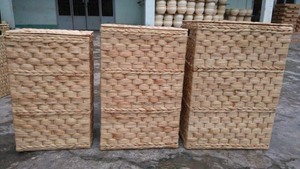 Cestas de jacinto de agua hechas por artesanos expertos Cestas de jacinto de agua de almacenamiento decorativas hechas a mano de Vietnam para el comercio global - Product Image 6