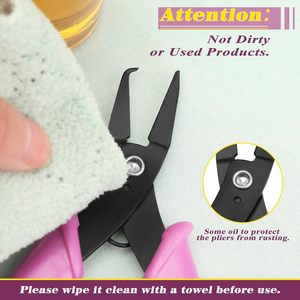 Bead Cutter <b>Split</b> <b>Ring</b> <b>Pliers</b> Beading Tool <b>for</b> Jewelry Making - Product Image 6