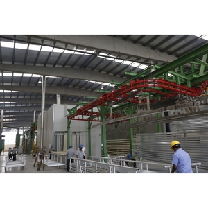 Línea de pintura llave en mano automática para procesamiento de productos metálicos de perfiles de aluminio horizontales - Product Image 4
