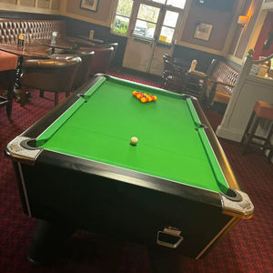 Meilleures ventes 2026 : Table de billard américaine à monnayeur, en bois massif, caoutchouc et cuir, 7ft/8ft/9ft, personnalisable, durable, avec plateau en ardoise, modèle 2026 - Product Image 2