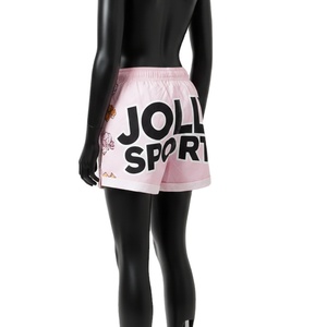 Shorts de Baño para Mujer, Poliéster y Spandex de Alta Calidad, 120 GSM, Secado Rápido, Estampado Gráfico Rosa, Logotipo Personalizado Disponible - Product Image 4