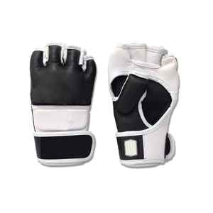 2025 producto caliente adultos personalizados MMA guantes de cuero sintético que absorbe la humedad Cierre de cordones de alta calidad Unisex - Product Image 6