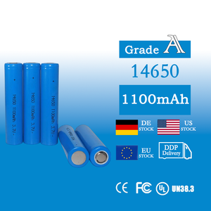 Batería Recargable de Iones de Litio Cilíndrica de 14650 1100mAh 3.7V de Alta Capacidad para Linternas y Dispositivos LED Mini - Product Image 1