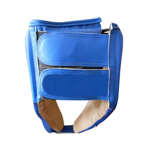 หมวกกันน็อกมวยหนังวัวแท้ใหม่สำหรับฝึกมวยเทควันโด - Product Image 2