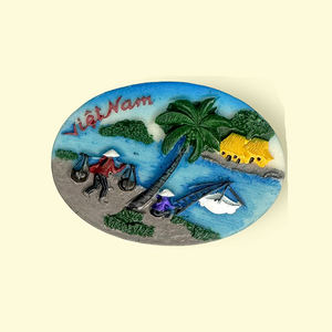 Desbloqueo de resplandor con los disfraces de minorías étnicas tradicionales de Vietnam Imanes de belleza de resina para una piel brillante - Product Image 5