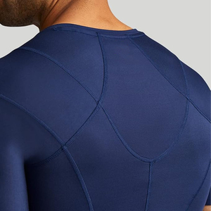 T-shirt de compression sans manches en coton 100% respirant de haute qualité pour hommes, grande taille, vente en gros, toile - Product Image 3
