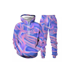 Mode à la mode survêtements de luxe pour femmes vêtements survêtement personnalisé hommes belle éponge survêtement pour femme Jogging costume vêtements de sport - Product Image 4