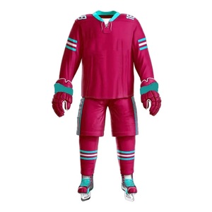 Ensembles de maillots et de pantalons de hockey sur glace de qualité supérieure fabriqués en usine prix de gros uniforme de hockey sur glace - Product Image 2