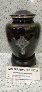Large Size Cremation Memorial Metal <b>Urns</b> Burial Container Funeral Supplies-Quality Metal <b>Urns</b> Burial <b>Urns</b> Pot <b>Jar</b> - Product Image 6