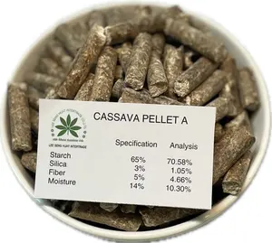 Cassava hard pellet Tapioca hard pellet Thailand For Animal Feed A Grade