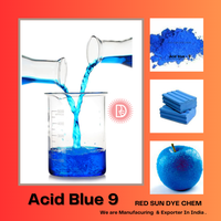 Bleu acide 9 (C.I.) 42090) par RED SUN DYE CHEM – Emballage sur mesure pour les industries textiles – Fabricant et exportateur indien
