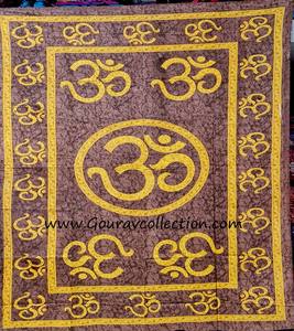 Tapisseries murales imprimées en tissu de coton, drap de lit simple pour la décoration de la maison GC-TP-300. - Product Image 1