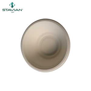 100% Tazón de bagazo desechable con logotipo personalizado ecológico de 12oz sin PFAS Tazón redondo biodegradable de 350ml - Product Image 4