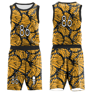 Maillot de basket-ball de haute qualité OEM personnalisé votre propre équipe maillots de basket-ball ensemble uniforme de basket-ball vierge - Product Image 4