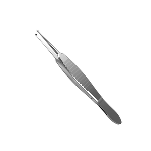 Pinces à chalazion manuelles en acier inoxydable de 10,6 cm avec pointe en forme de curette, ensemble d'instruments métalliques, type pince - Product Image 1