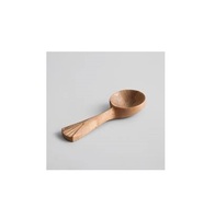 Minicuchara de madera de bambú para té y miel, utensilios de cocina, cuchara medidora, grabado pequeño, cucharas de acacia, 2 piezas