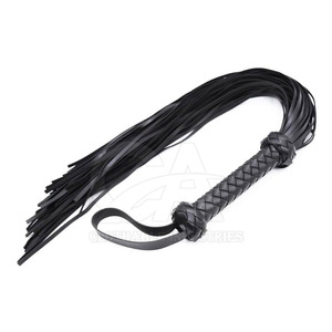 Professional Horse Riding Whip with Comfortable Grip Handle Handmade <b>Leather</b> Riding <b>Flogger</b> for Equestrian Sports Lightweight - Product Image 3