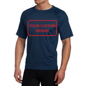 Moisture-Wicking Custom <b>T</b> <b>Shirts</b> <b>Mens</b> Short Sleeve Upf 50 <b>Swim</b> <b>T</b> <b>Shirt</b> Available From Bangladesh - Product Image 2