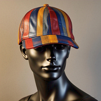 Casquettes de baseball unisexes personnalisables en cuir PU, style multi-panneaux, OEM, mode, snapback, haute qualité, confortables, sportives, streetwear