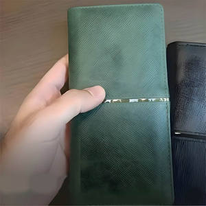 Exclusive Quality <b>Leather</b> Long <b>Wallet</b> <b>for</b> Men and <b>Women</b> with Multiple Card Slot ID Window and Slim Elegant Durable Design Finish - Product Image 2