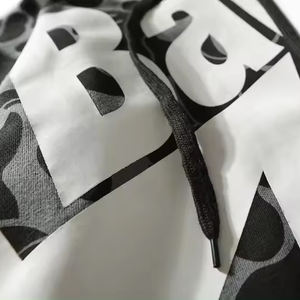 Sweat à capuche pour homme en coton thermique surdimensionné personnalisé, écologique, de haute qualité, lavage vierge - Product Image 6