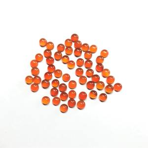 Precio al por mayor, grado AAA, naranja Natural, cornalina, cabujón, piedra preciosa, cristal, certificado IGI, 5mm, 6mm, piedras preciosas sueltas calibradas - Product Image 4