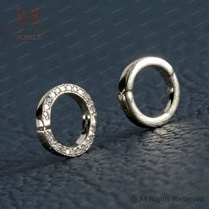 Diamant pavé massif 14k or ouvrable trouver minimaliste diamant pavé trouver des bijoux fabrication pour Bracelet collier - Product Image 2