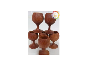 Tasse à thé en bois de noix de coco Matériau en bois de coco naturel fait à la main pour la consommation de thé et la fourniture d'ustensiles de cuisine du Vietnam - Product Image 2