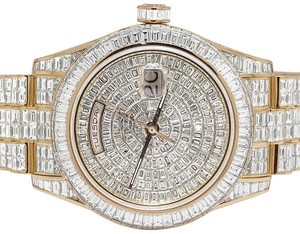Calidad Premium Baguette VVS Moissanite Diamante Mecánico Automático Totalmente Helado Reloj Hip Hop Lujo Hombres Moda De La India - Product Image 2