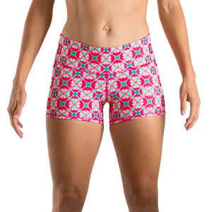 Women Sublimation Short Good Selling <b>Make</b> <b>Your</b> <b>Own</b> Premium Product Latest Style Women Fitness Short - Product Image 3
